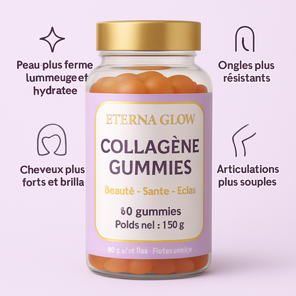 Gummies au collagène marin – peau plus ferme & lumineuse dès 30 jours!