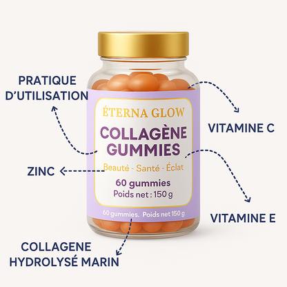 Gummies au collagène marin – peau plus ferme & lumineuse dès 30 jours!